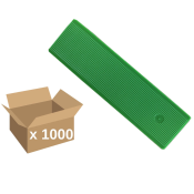 Broadfix Flat Shim 1mm Green  100 x 28mm (Box of 1000) 102801