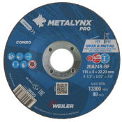 Metalynx PRO INOX 115 x 4.0 x 22.2mm Combo Disc