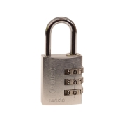 ABUS 145/30 30mm Aluminium Combination Padlock Silver 46583