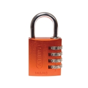 ABUS 145/40 40mm Aluminium Combination Padlock Orange 49527