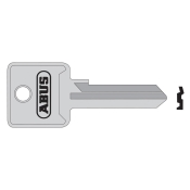 ABUS 85/70 Left Hand Key Blank