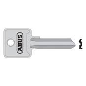 ABUS 85/50 50mm +60 Right Hand Key Blank