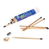 ADVENT  HEXAGONAL HB PENCILS (TUB15) + SHARPENER