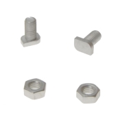 ALM     GH003 CROPPED GLAZE BOLTS & NUTS (20)