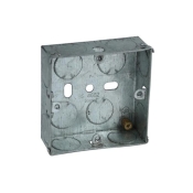 AXIOM   METAL SWITCH BOX 16MM PACK OF 20