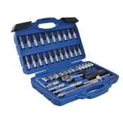 B/SPOT   SOCKET& BIT SET 46PC 1/4SQDR      01530