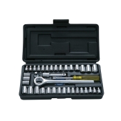 B/SPOT   SOCKET SET 40PCE MIXED            01535