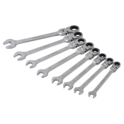 B/SPOT  FLEX HEAD RATCHET SPANNER SET 8PC  04300