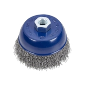 B/SPOT   4 IN STEEL WIRE CUP BRUSH M14 X 2