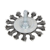 B/SPOT   3 IN TWIST KNOT STEEL WIRE WHEEL 6MM