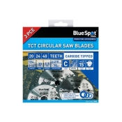 B/SPOT   3PC 184MM CIRCULAR SAW BLADES 20T24T40T