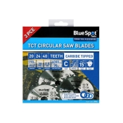 B/SPOT   3PC 190MM CIRCULAR SAW BLADES 20T24T40T