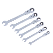 B/SPOT   6PC FLEXIBLE RATCHET SPANNER SET 8-17MM