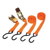 B/SPOT  2PC RATCHET TIE DOWN SET 25MM X 4.5M