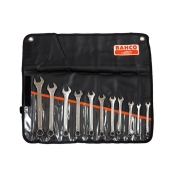 BAHCO    COMBI SPANNER SET 11PC MM (ROLL)