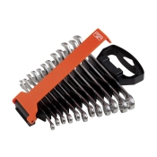 BAHCO   COMBI SPANNER SET 12PC MM PLASTIC HOLDER