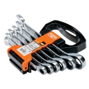 BAHCO   1RM17 RATCHET COMB SPANNER SET 6PC