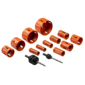 BAHCO   14PC BI-METAL HOLESAW SET (PLUMBER)