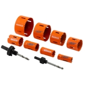 BAHCO   10PC BI-METAL HOLESAW SET (ELECTRICIAN)