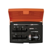 BAHCO   STUBBY RATCHET S/DRIVER SET 22PC