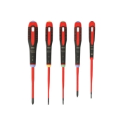 BAHCO   5PC ERGO VDE SCREWDRIVER SET SL/PZ/TX