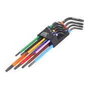 BAHCO   COLOURED TORX KEYS 9PC T8-T40