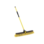 BULLDOZE 24IN H/DUTY BROOM & TELESCOPIC HANDLE