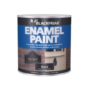 BLKFRIA ENAMEL PAINT GLOSS BLACK 125ML