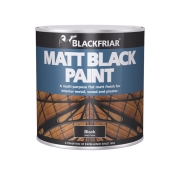 B/FRIARS MATT BLACK PAINT 125ML 340212