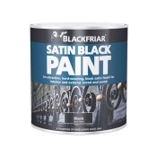 B/FRIARS SATIN BLACK PAINT 125ML 340311