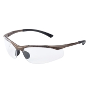 BOLLE   CONTOUR SAFETY GLASSES - CLEAR