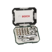 BOSCH   26PC SCREWDRIVER BIT RATCHET SET DISPLAY