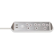 B/STUHL CORNER EXTENSION LEAD 3-WAY WHITE INLAY