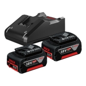 BOSCH   18V START SET 2XGBA 4AH CP + GAL18V-40