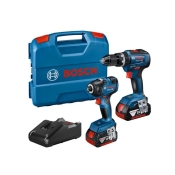BOSCH   18V BL TWIN PACK COMBI & IMPACT 2 X 4AH