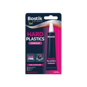 BOSTIK  HARD PLASTIC CLEAR ADHESIVE