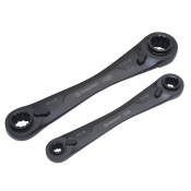CRESCENT X6 RATCHETING METRIC WRENCH SET 2PC