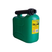 S STYLE  PETROL CAN AND SPOUT 5L UNLEADED GREEN