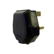 LYVIA   1709 BS1363/A BLACK PLUG 13AMP