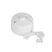 DENCON  CEILING PULL SWITCH 6A 1 WAY WHITE