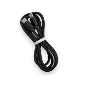 LYVIA   7098 USB-C CHARGE CABLE BLACK 1M