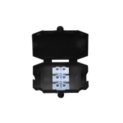 DENCON  3 POLE CONNECTOR BOX BLACK