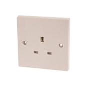 DENCON  SOCKET 13A 1 GANG
