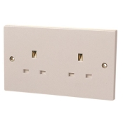 DENCON  SOCKET 13A 2 GANG