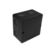 DENCON  IP66 JUNCTION BOX BLACK 100MM