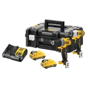 DEWALT  12V XR B/L SUB-COMP TWIN PACK 2 X 3AH