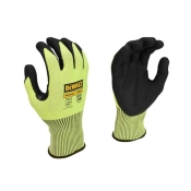 DEWALT  HI-VIS CUT D GRIP GLOVE L / 9