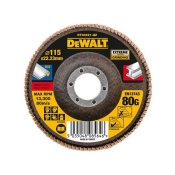 DEWALT  EXTREME 115MM X 22.2MM X 80G  FLAP DISC