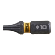 DEWALT  T10 25MM BIT 5PK FLEXTORQ