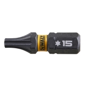 DEWALT  T15 25MM BIT 5PK FLEXTORQ